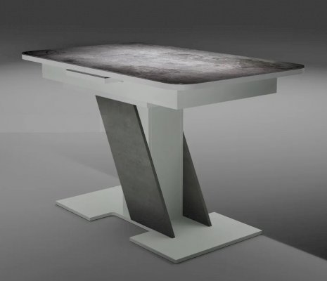 Кухонный стол Олимп белый камень (Игни)